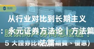从行业对比到长期主义：永元证券方法论｜方法篇