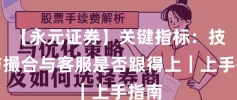 【永元证券】关键指标：技术与撮合与客服是否跟得上｜上手指南