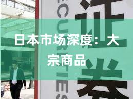 日本市场深度：大宗商品