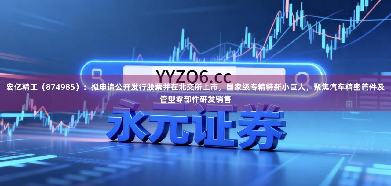 宏亿精工（874985）：拟申请公开发行股票并在北交所上市，国家级专精特新小巨人，聚焦汽车精密管件及管型零部件研发销售